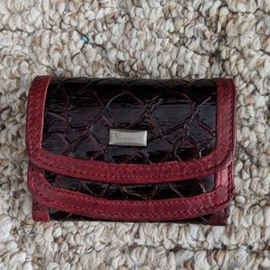 Mini Maroon Wallet